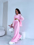 "WHITE LINE" Classic Trousers - SOFT PINK